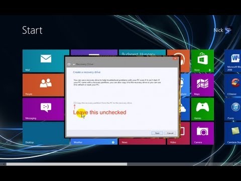 video-linktoworks-Bootable USB Windows 8 - How to create System Recovery...