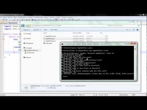 how to self sign jar file