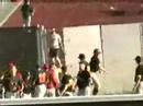 Plane gate crashes a baseball game Plane gate crashes a baseball game