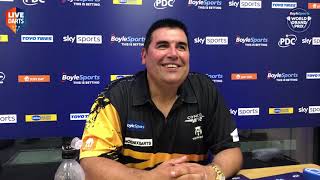 Ryan Searle on “soft board” in win over Luke Humphries + “strange performance” from Gary Anderson