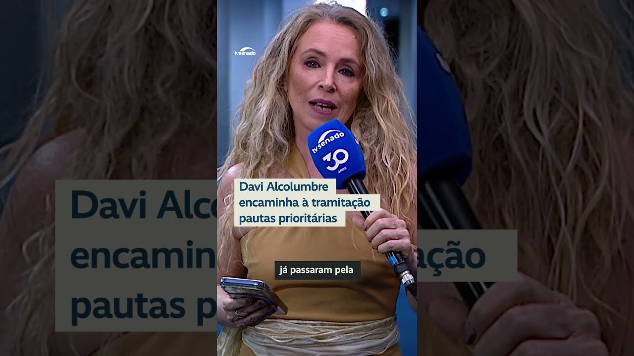 Davi divulga prioridades da pauta, como o fim da escala 6x1 e a PEC da Segurança Pública - #shorts