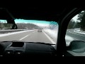 BMW X3 XDrive35d on the Autobahn with top speed