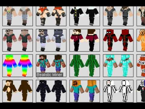 How to install skins onto your minecraft character