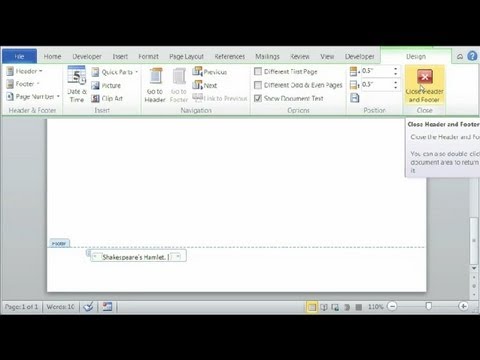 how to fit to one page in word