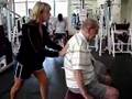 Grandpa does abs