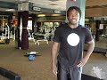 Training with Johnny Christmas