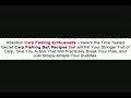 Carp Fish Bait Recipes