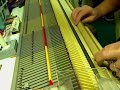 Knitting a Tube on the Modified Bond Ribber - Part 1