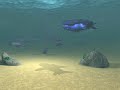 Submarines clashing underwater Submarines clashing underwater