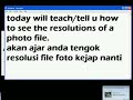 resolution video photo file