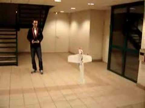Crazy guy doing torque roll with a knuffel
