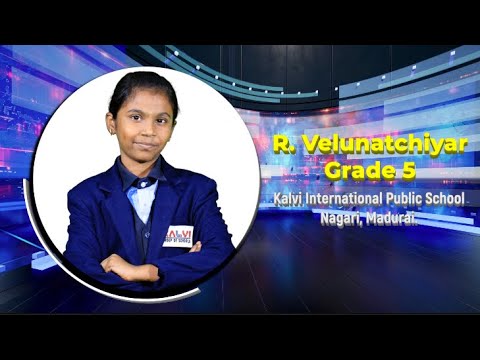 Kalvi Talks | Season 4 | R. Velunatchiyar - Grade 5 | The Importance of Coding | Kalvi Schools