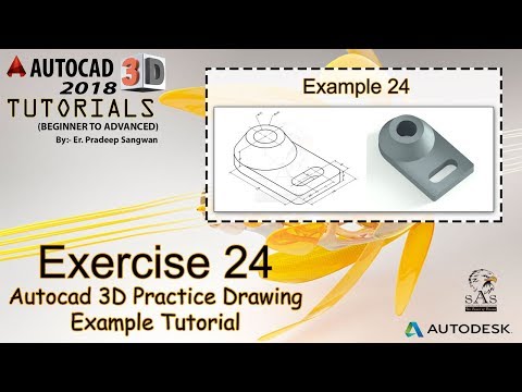 Autocad 3D Practice Drawing