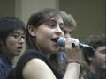 the fryeburg academy 1st place-winning vocal jazz ensemble at the berklee jazz festival perform a piece called mosaic in march, 2007. featuring the voice talents of louise alfono and jared lacasce.