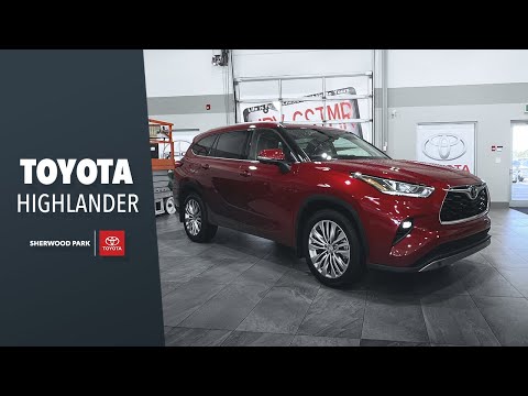 2023 toyota highlander platinum tour