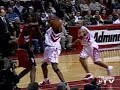 Chris Bosh kicks Stromile Swift in the balls