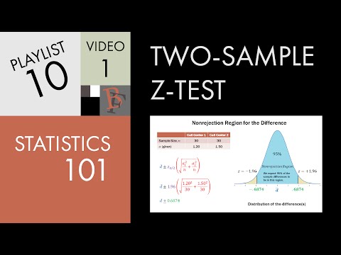 how to find z test statistic