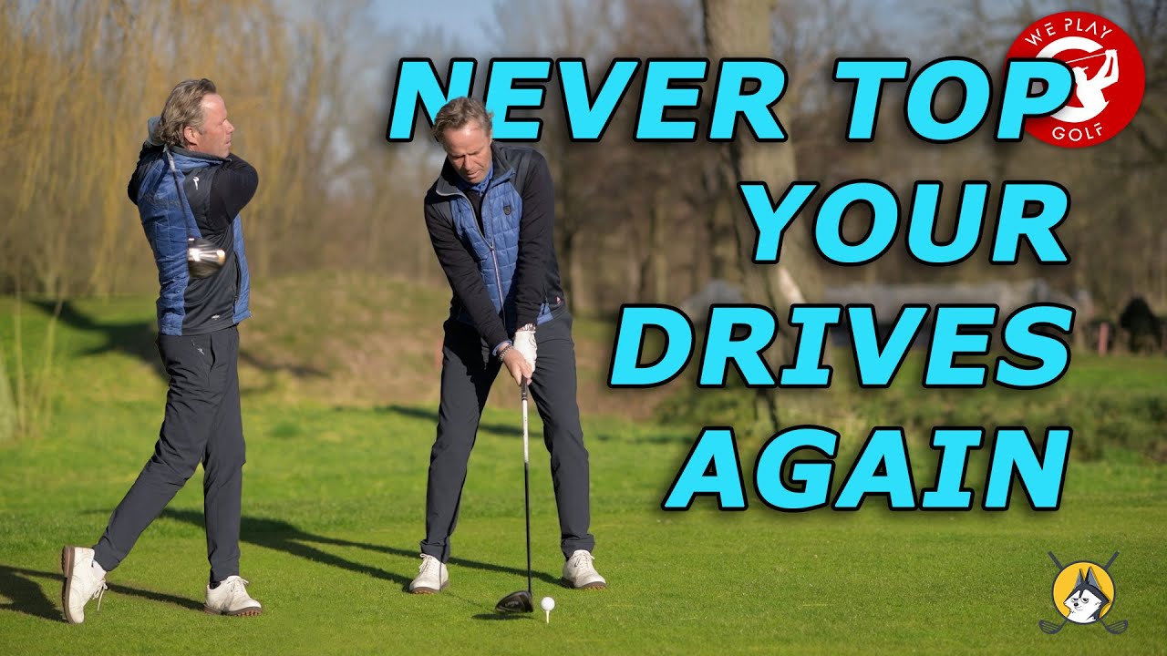 With this golf tip you will never TOP your drives again!