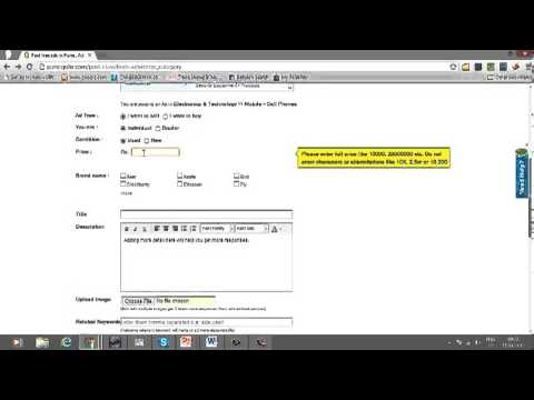 how to fill olx form