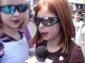 claire and zoe, leader vision cub reporters,  chat with karen lee, port townsend farmers market board president, about opening day 2007.