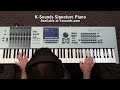 Yamaha Motif XS, XF, ES - Amazing Piano from K-Sounds