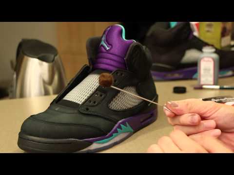 how to dye jordan suede