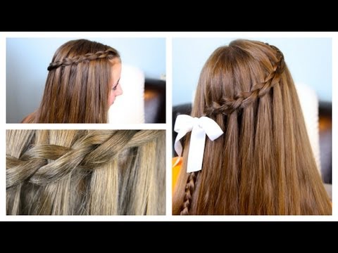 how to waterfall braid pinterest