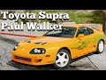 Toyota Supra Paul Walker (Fast and Furious) for GTA 5 video 4