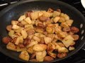 Egg, Potato and Pepper Pie - A Broiled Omelete