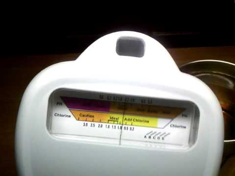 chlorine tester meter, pH CL2 Chlorine Level Swimming Pool Tester