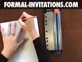How to make wedding invitations with buckles How to make wedding invitations with buckles