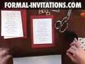 How to make wedding invitations with buckles