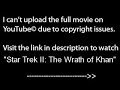 Star Trek II: The Wrath of Khan, PART 1 /9,full film/movie online part1