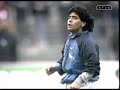 MARADONA PALLEGGIA NELLO STADIO DI STOCCARDA...COPPA UEFA 89