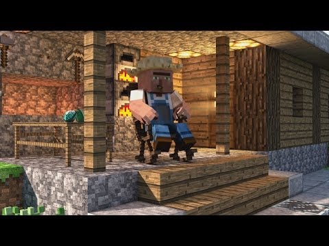 Minecraft Animation: A Day In The Life Of A Villager!