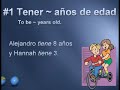 EL VERBO TENER (1) EL VERBO TENER (1)