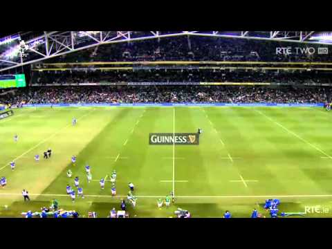 Dave Kearney’s try double on Ireland debut