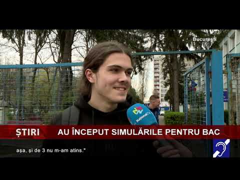Au început simulările pentru Bacalaureat