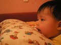 Matvey (4 1/2 months old) peek-a-boo with auntie anya