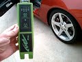 Using a TIPS tool to register tire sensors