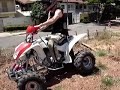 DEFICIENTE FISICO PASSEANDO DE QUADRICICLO 200cc