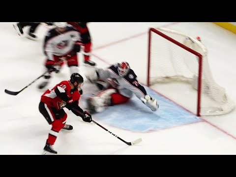 Video: Brassard causes turnover, makes nice move around Bobrovsky to score