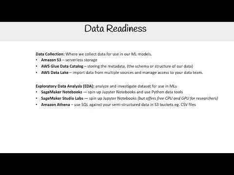 Data Readiness: Preparing Your Data for Machine Learning - AWS AI Practitioner AIF-C01