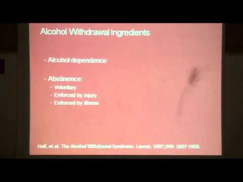 Alcohol Dependence: Detoxification -Presentation 4A