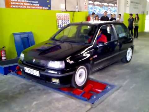 clio - Renault Clio 16V, llevaba una centralita gr. n pero no iba muy bien, dió 120cv.