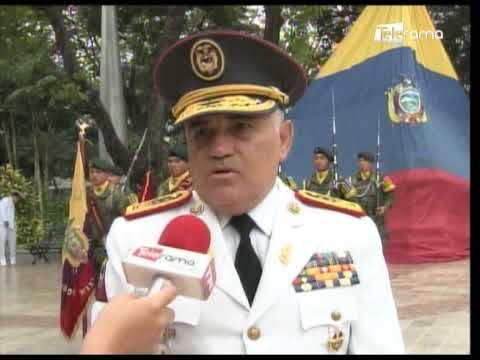 Fuerzas armadas rindió homenaje a la bandera nacional