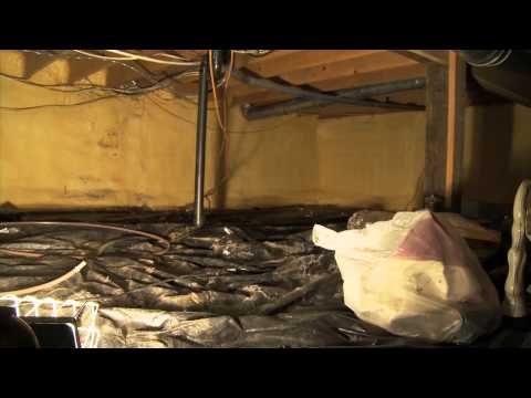 how to insulate under a crawl space