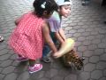 Alaman and Ameelia with Tiger cub