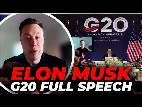 Elon Musk discusses  environments conducive to innovation at G20