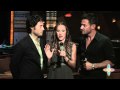 Edyta Sliwinsk, Alec Mazo and Aiden Turner at Mohegan S